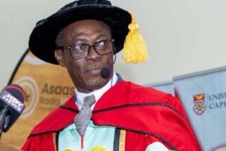 Prof. Johnson Nyarko Boampong, Vice Chancellor, UCC.