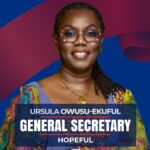 Ursula Owusu-Ekuful, Former Communications and Digitalization Minister.