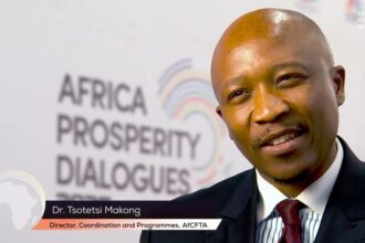 Dr. Tsotetsi Makong, Director for Coordination and Programmes at AfCFTA