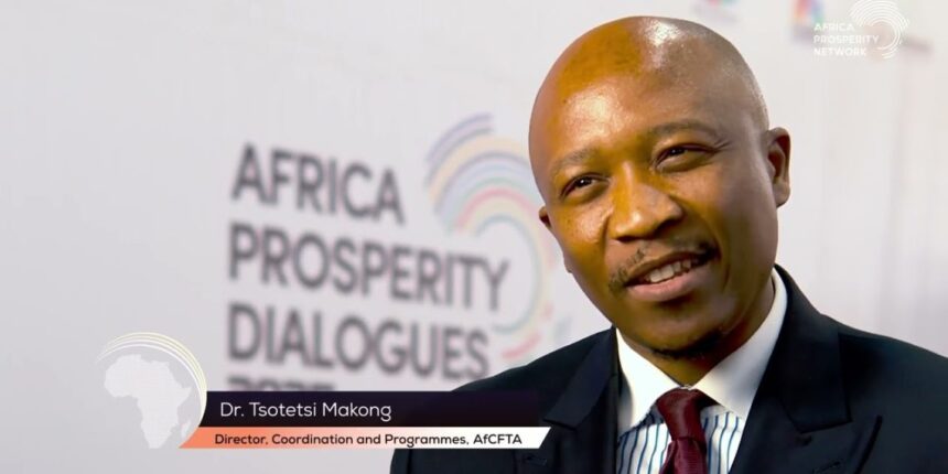 Dr. Tsotetsi Makong, Director for Coordination and Programmes at AfCFTA